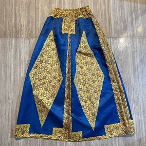 EXCLUSIVE! custom made African print maxi skirt